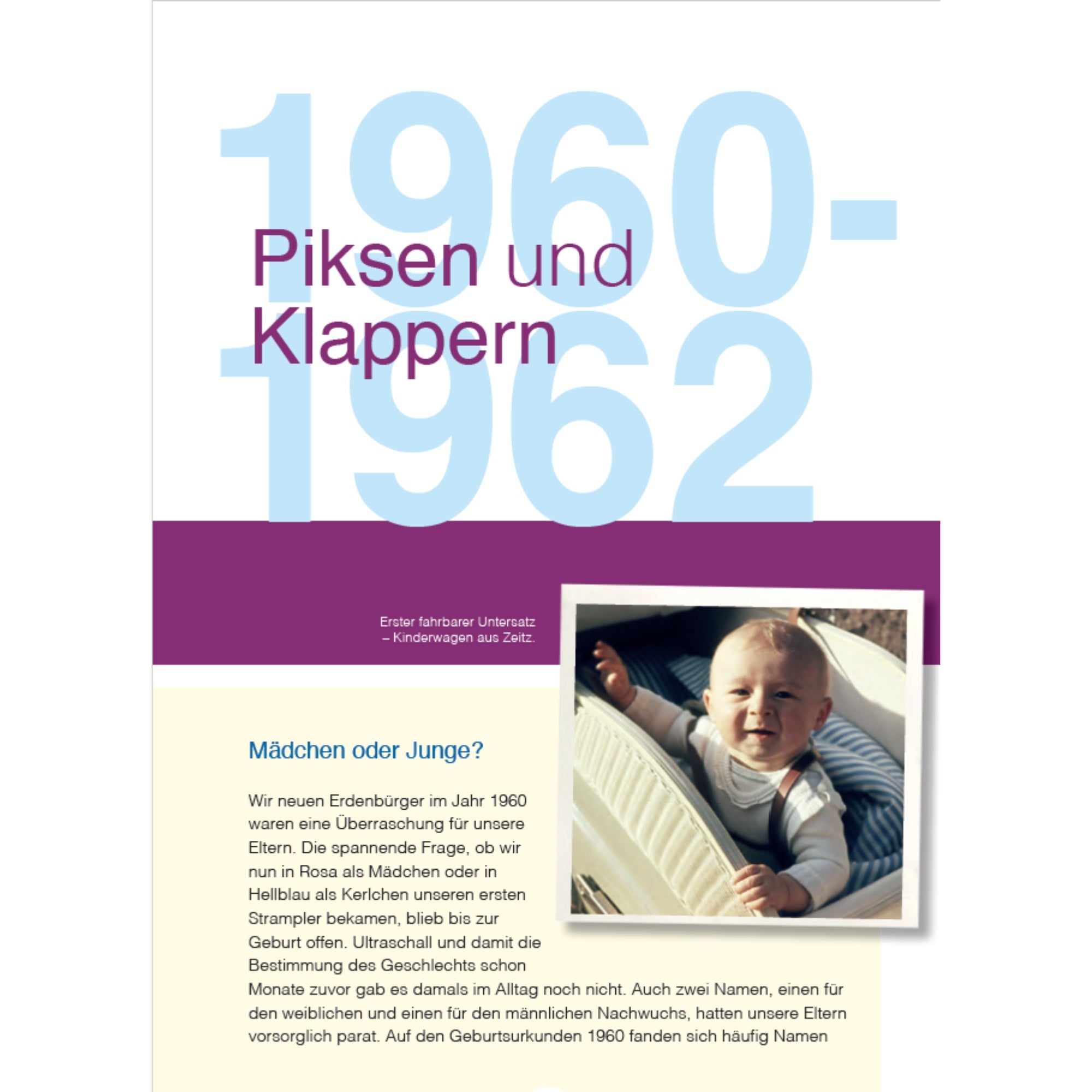 Buch - Wir vom Jahrgang Ost 1960, 64 Seiten
