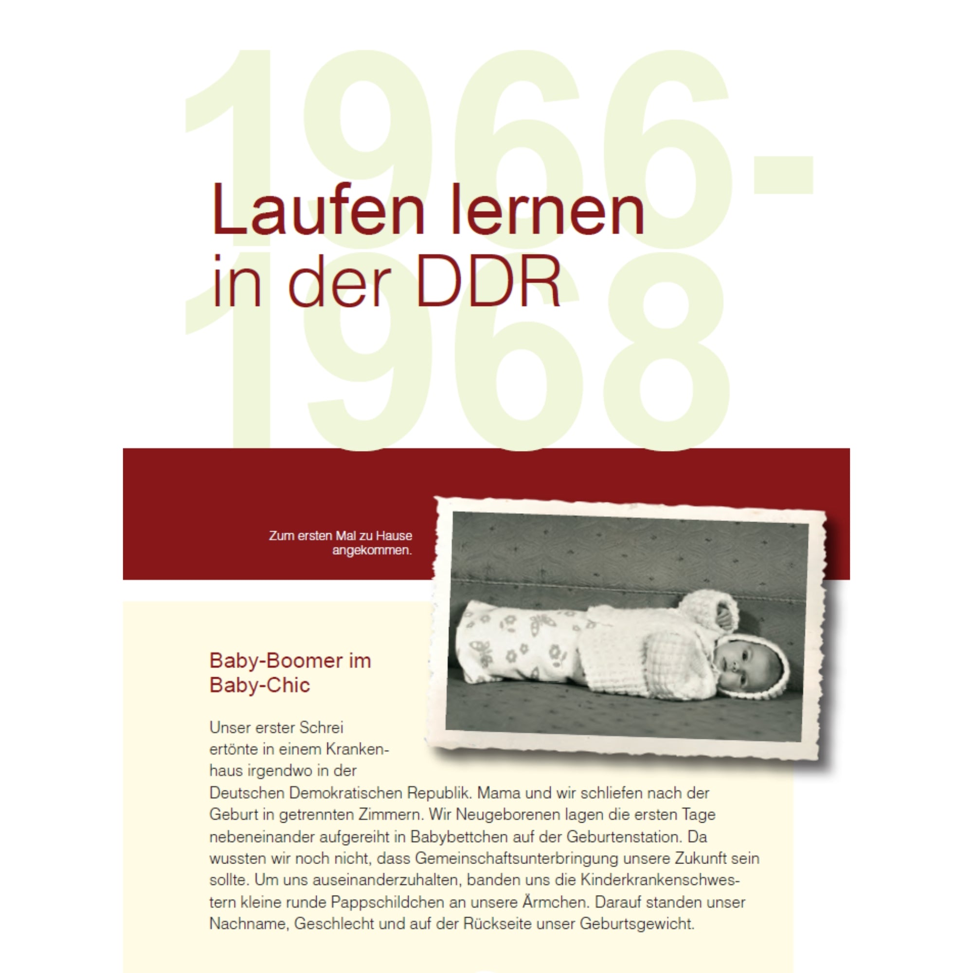 Buch - Wir vom Jahrgang Ost 1966, 64 Seiten