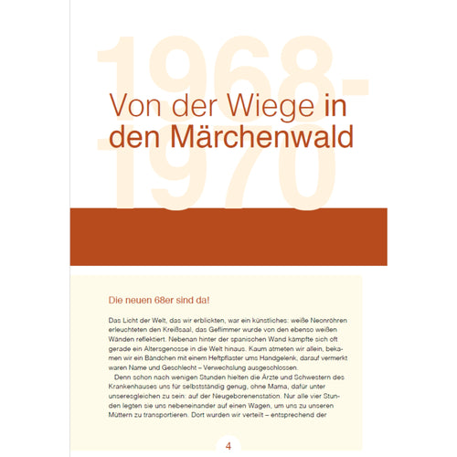 Buch - Wir vom Jahrgang Ost 1968, 64 Seiten