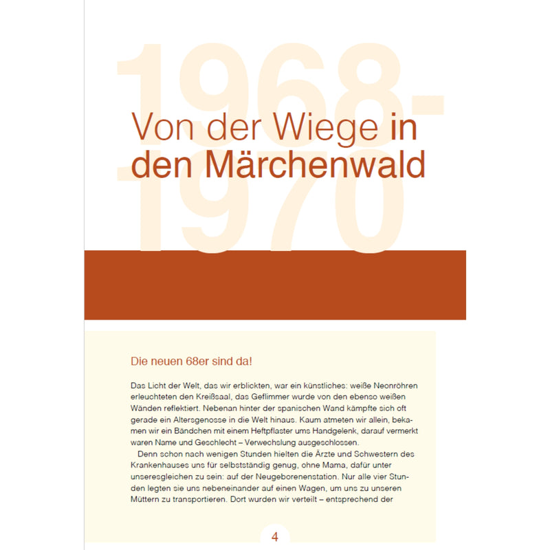 Buch - Wir vom Jahrgang Ost 1968, 64 Seiten