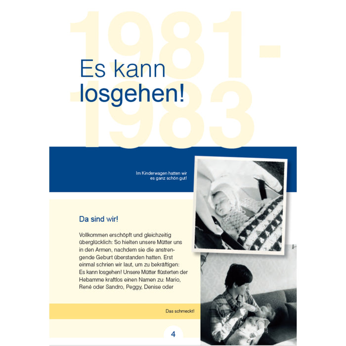 Buch - Wir vom Jahrgang Ost 1981, 64 Seiten