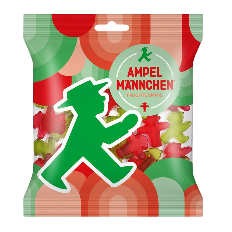 Ampelmann Fruchtgummis / Gummibärchen, 160g Haribo Gummibären Kirsche & Waldmeister