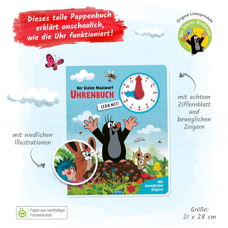 Uhrenbuch-kleiner-Maulwurf
