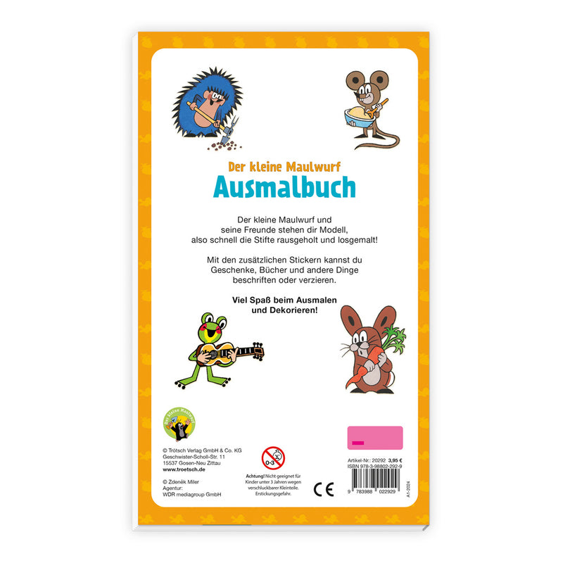 Ausmalbuch-Maulwurf