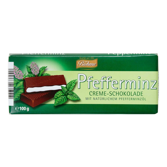 Pfefferminz Creme Schokolade (Böhme) 100g