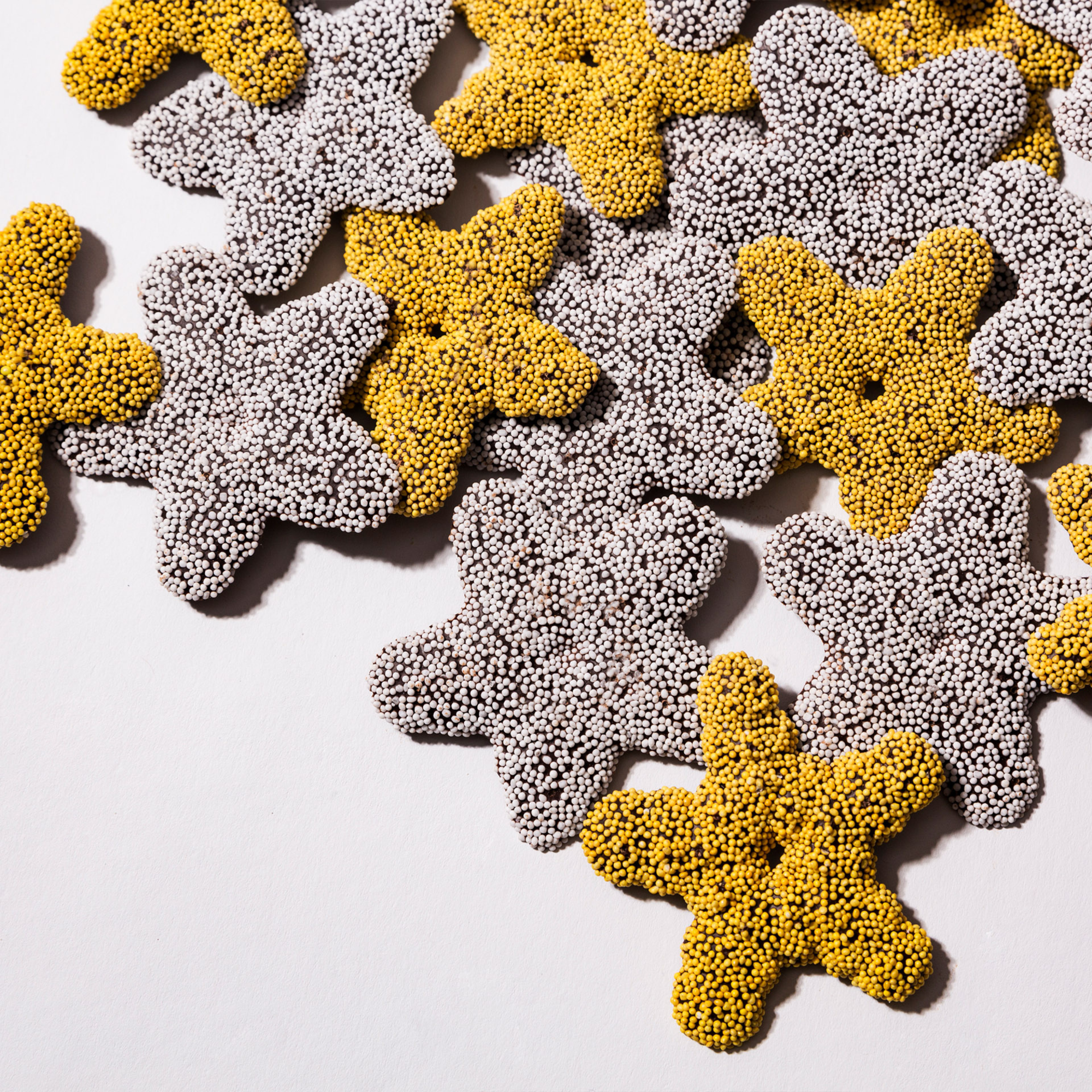 Zetti Weihnachts-Sternchen aus feinherber Schokolade als Weihnachtsschmuck, 250g