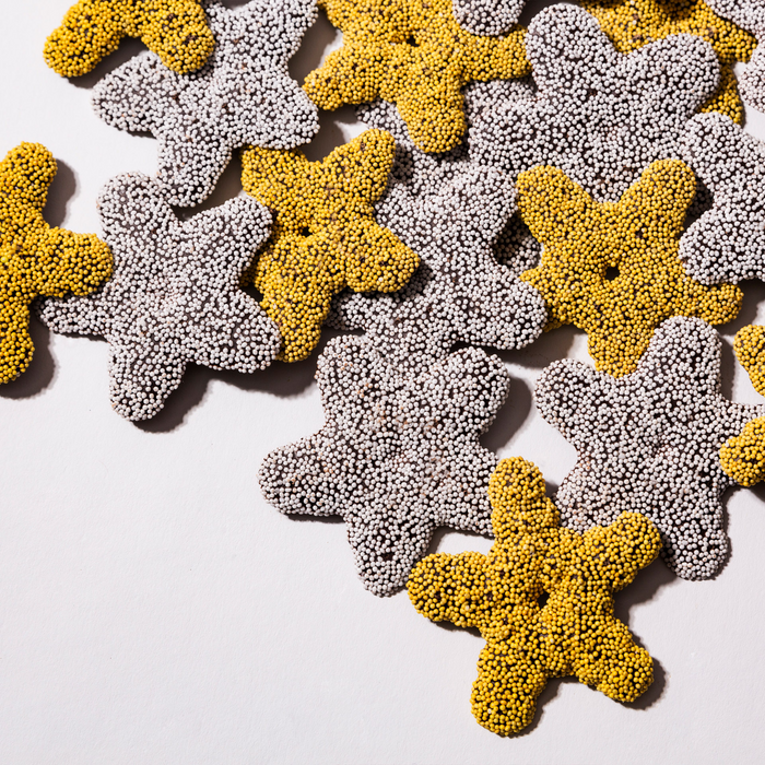 Zetti Weihnachts-Sternchen aus feinherber Schokolade als Weihnachtsschmuck, 250g