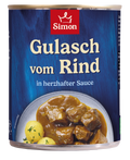 Gulasch vom Rind mit herzhafter Sauce 800g - erhitzen und gleich essfein I SIMON