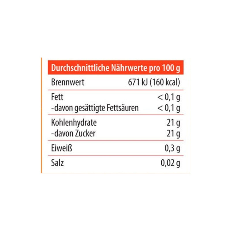 Werder Schlemmer-Rumtopf mit Jamaika Rum 14% vol. 250g Frucht - handgefertigt