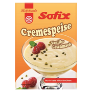 Rotplombe Sofix Cremespeise Pudding Vanille.