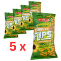 5x 180g Wurzener Erdnuß-Flips große Tüte - die Originalen - vegan & 100% natürliche Zutaten, 5er Pack