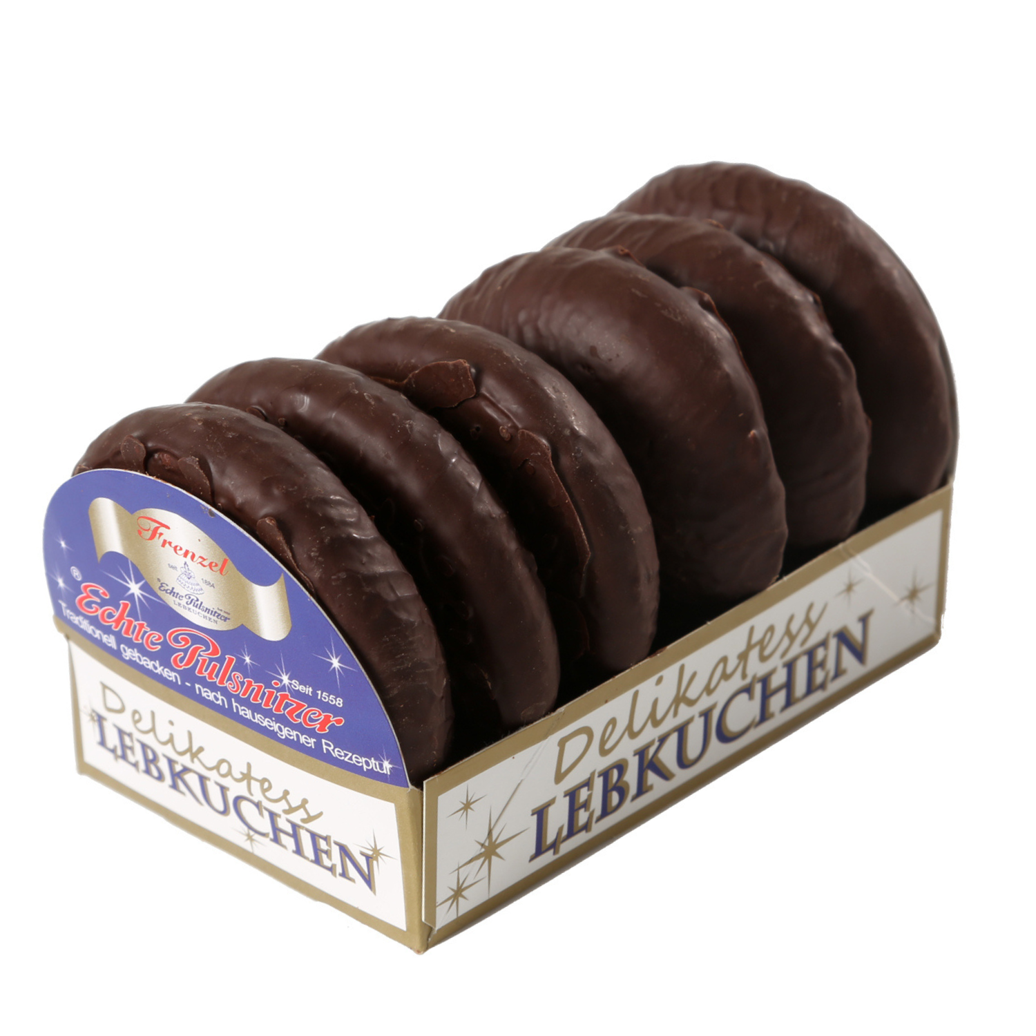 Echte Pulsnitzer Delikatess-Lebkuchen – traditionell gebacken, 200g von Frenzel