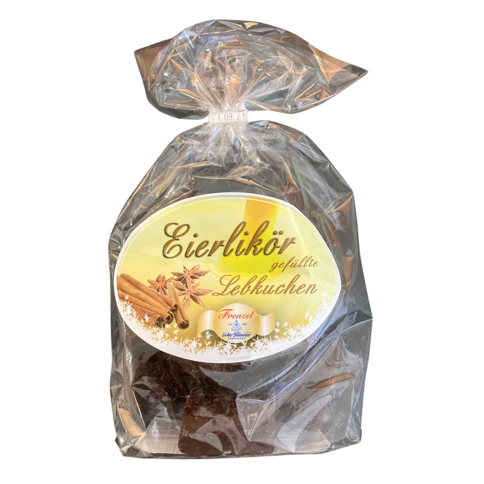 Echte Pulsnitzer gefüllte Spitzen Lebkuchen mit Schokolade & Eierlikör-Cremefüllung – 200g – Frenzel
