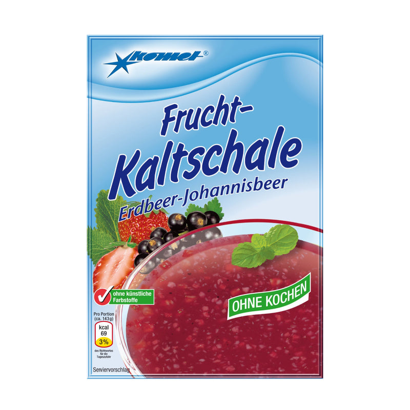 Kaltschale Erdbeere-Johannisbeere (Komet)