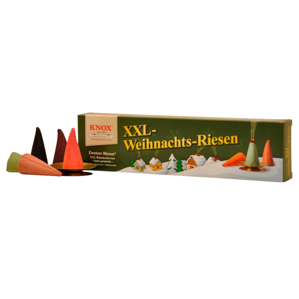 Knox Riesen Räucherkerzen Weihnachtsmischung.