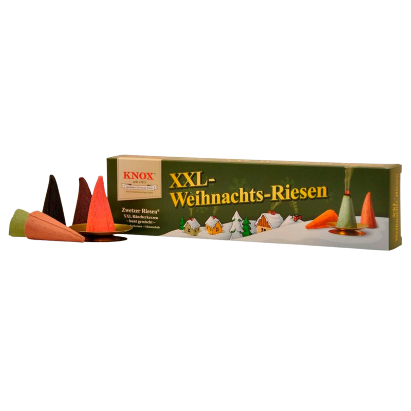 Knox Riesen Räucherkerzen Weihnachtsmischung.