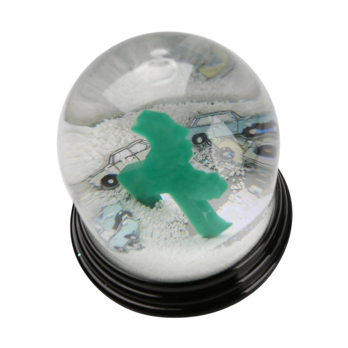 Ampelmann Geher Schneekugel