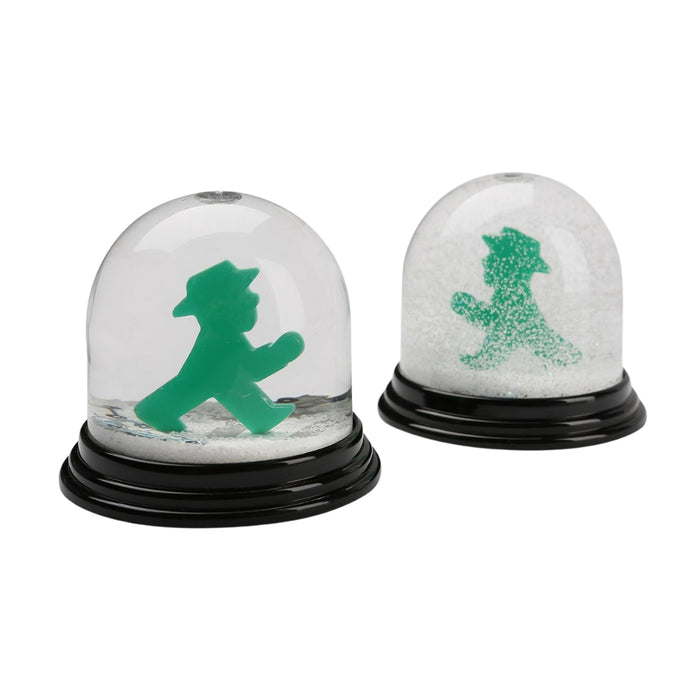 Ampelmann Geher Schneekugel