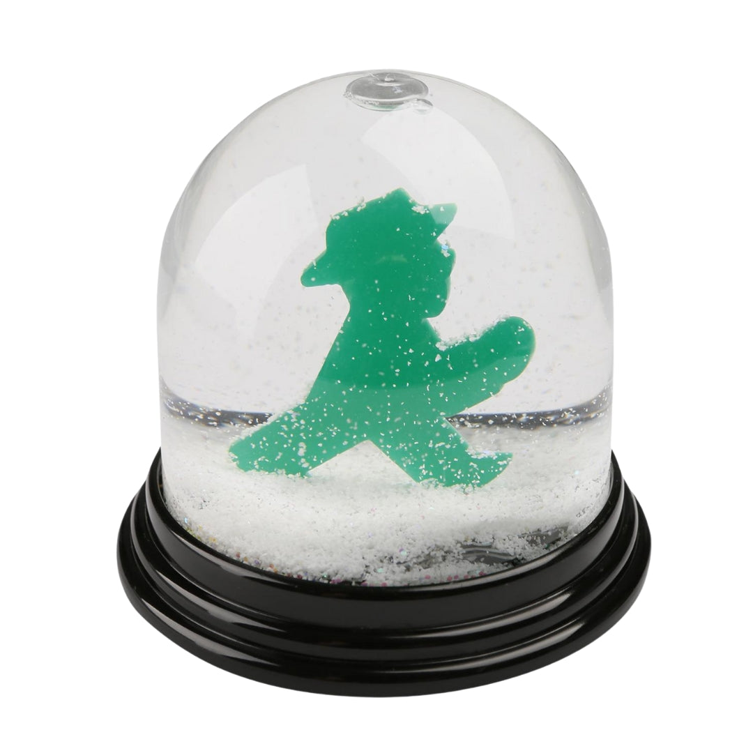 Ampelmann Geher Schneekugel