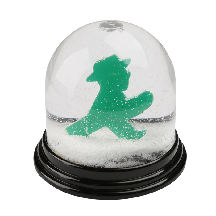 Ampelmann Geher Schneekugel