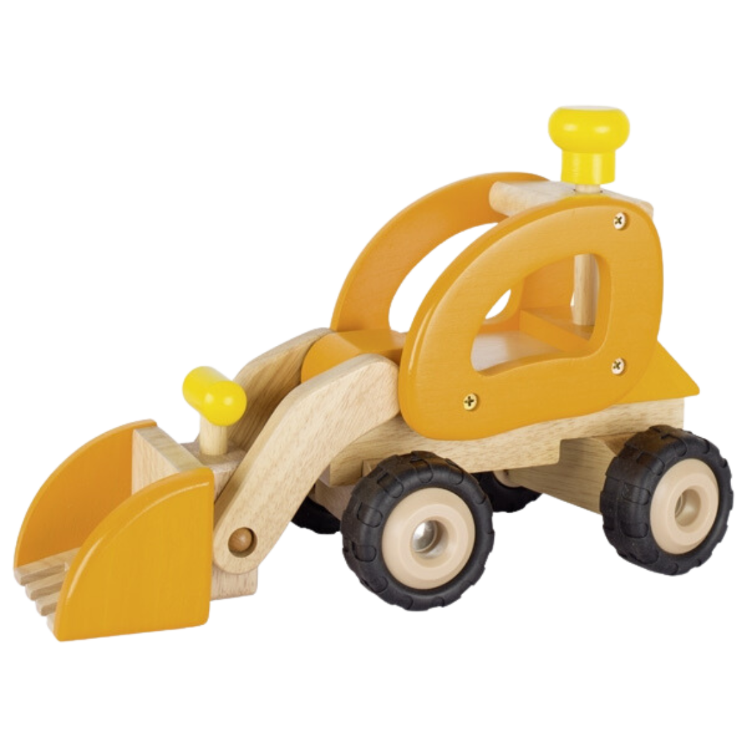 Holz Radlader orange 28cm.