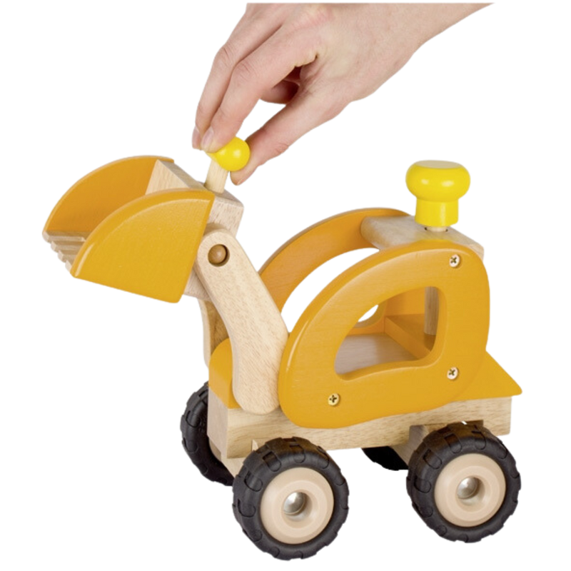 Holz Radlader orange 28cm.