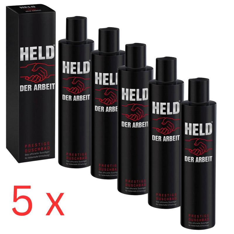 5x Prestige Duschbad "Held der Arbeit"