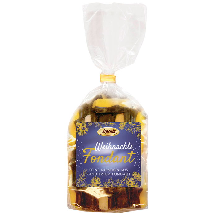Weihnachts Fondant kandiert mit Zartbitterschokolade – feine Mischung, 175 g