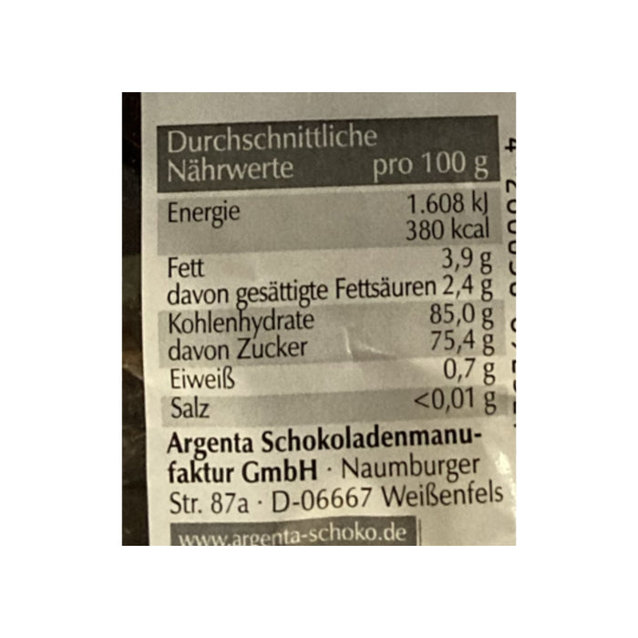 Weihnachts Fondant kandiert mit Zartbitterschokolade – feine Mischung, 175 g