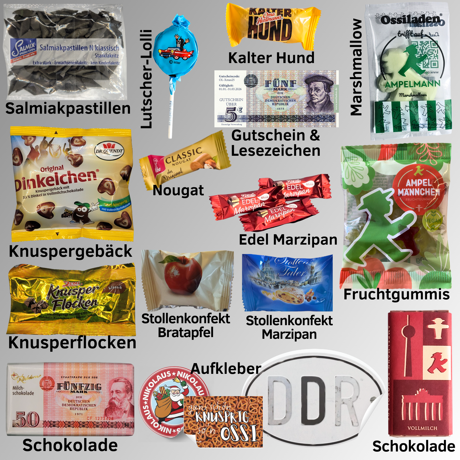 Süßigkeiten Adventskalender 2026 – Markenvielfalt aus dem Osten von Argenta - Dr. Quendt - Vadossi bis Zetti