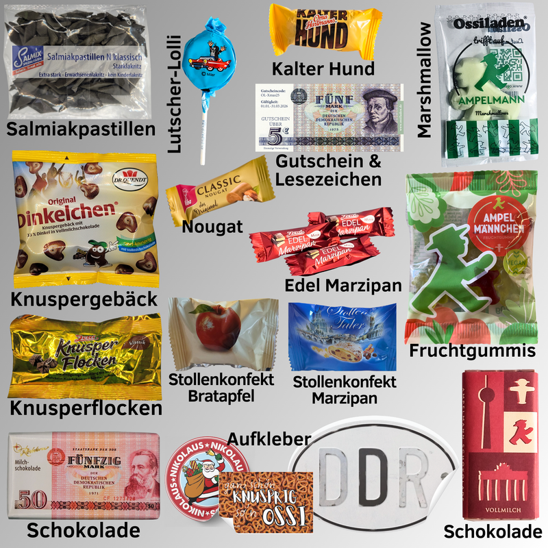 Süßigkeiten Adventskalender 2026 – Markenvielfalt aus dem Osten von Argenta - Dr. Quendt - Vadossi bis Zetti