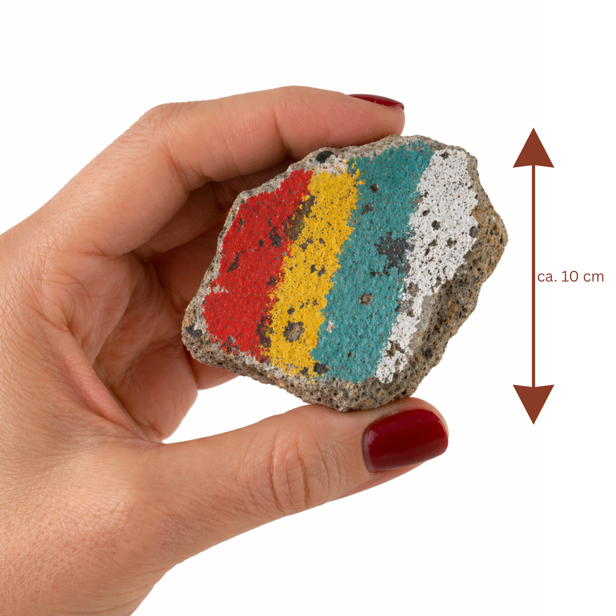 Original Berliner Mauer-Stein ca, 10 cm – Sammlerstück mit Zertifikat & Siegel – Historisches Souvenir aus deutscher Geschichte