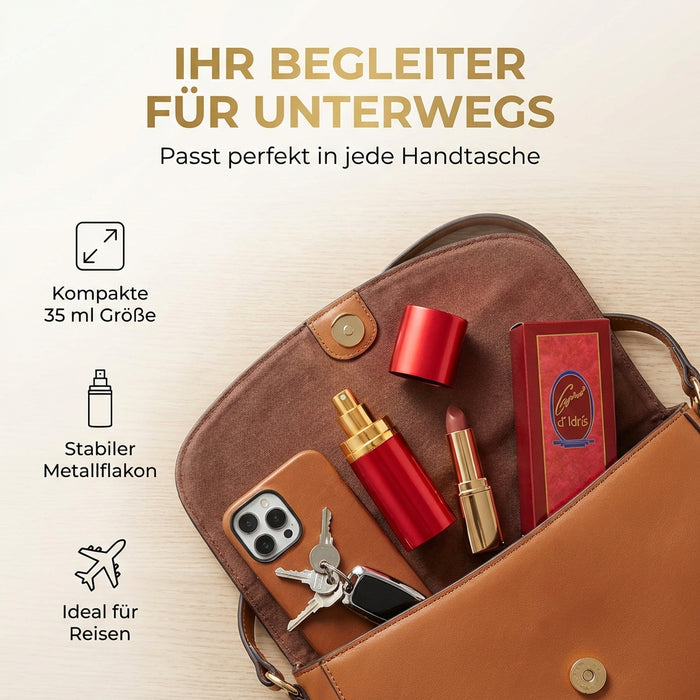 Casino Idris Eau de Toilette 35ml in edlem rot/goldenen Geschenkkarton