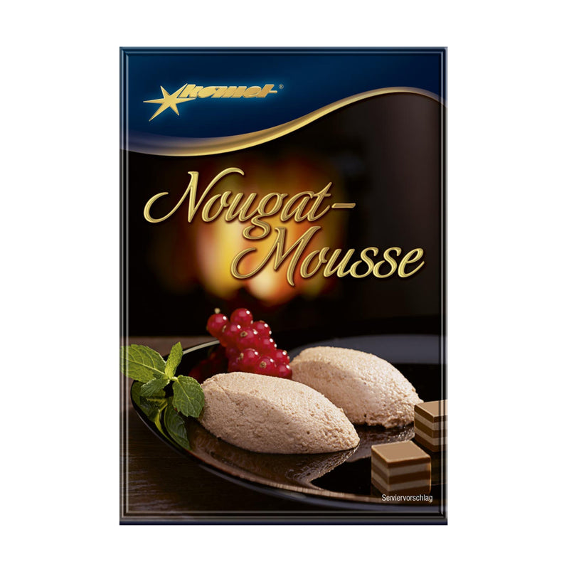 Nougat Mousse (Komet) einfache Zubereitung – gelingt immer - luftig-leichten Konsistenz