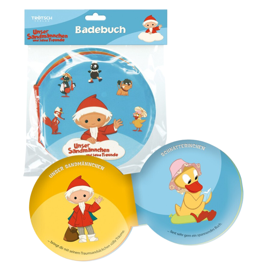 Sandmann Badebuch Trötsch.