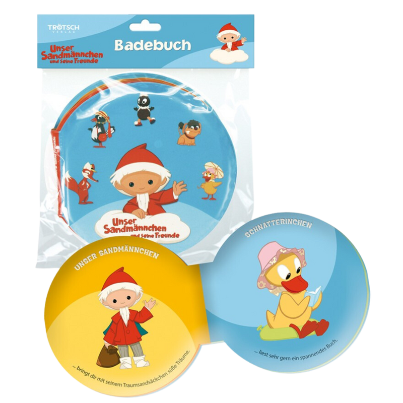 Sandmann Badebuch Trötsch.