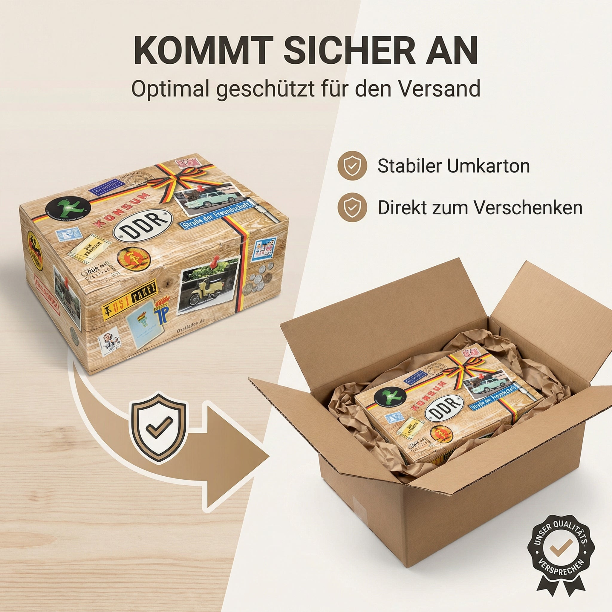 Geschenkset Ostpaket "Schokoladenbox"