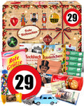 Geburtstag 29 - Ostalgie Adventskalender 2026 – 24 Erinnerungen & Kultprodukte mit Marken wie Viba, Halloren, Zetti, Komet & Pfeffi