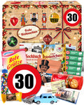 Geburtstag 30 - Ostalgie Adventskalender 2026 – 24 Erinnerungen & Kultprodukte mit Marken wie Viba, Halloren, Zetti, Komet & Pfeffi
