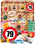 Geburtstag 79 - Ostalgie Adventskalender 2026 – 24 Erinnerungen & Kultprodukte mit Marken wie Viba, Halloren, Zetti, Komet & Pfeffi