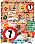 Geburtstag 7 - Ostalgie Adventskalender 2026 – 24 Erinnerungen & Kultprodukte mit Marken wie Viba, Halloren, Zetti, Komet & Pfeffi