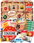 Beste Cousine - Ostalgie Adventskalender 2026 – 24 Erinnerungen & Kultprodukte mit Marken wie Viba, Halloren, Zetti, Komet & Pfeffi