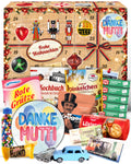 Danke Mutti - Ostalgie Adventskalender 2026 – 24 Erinnerungen & Kultprodukte mit Marken wie Viba, Halloren, Zetti, Komet & Pfeffi