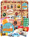 Guten Start - Ostalgie Adventskalender 2026 – 24 Erinnerungen & Kultprodukte mit Marken wie Viba, Halloren, Zetti, Komet & Pfeffi