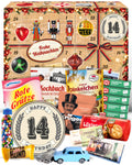 14. Geburtstag - Ostalgie Adventskalender 2026 – 24 Erinnerungen & Kultprodukte mit Marken wie Viba, Halloren, Zetti, Komet & Pfeffi