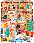 Geburtstag 43 - Adventskalender DDR 2025 mit Kultartikeln von Zetti, Dr. Quendt, Komet & Pfeffi – 24 nostalgische Überraschungen für Ostalgie-Fans