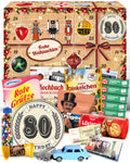 80. Geburtstag - Ostalgie Adventskalender 2026 – 24 Erinnerungen & Kultprodukte mit Marken wie Viba, Halloren, Zetti, Komet & Pfeffi