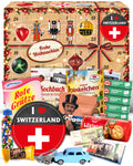 I Love Switzerland - Ostalgie Adventskalender 2026 – 24 Erinnerungen & Kultprodukte mit Marken wie Viba, Halloren, Zetti, Komet & Pfeffi