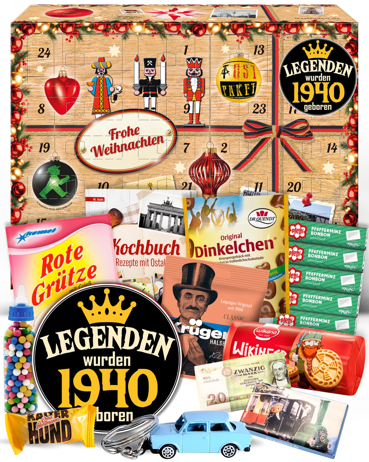 Legenden wurden 1940 geboren - Adventskalender 2025 mit Kultartikeln von Zetti, Dr. Quendt, Komet & Pfeffi – 24 nostalgische Überraschungen für Ostalgie-Fans