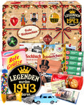 Legenden wurden 1943 geboren - Ostalgie Adventskalender 2026 – 24 Erinnerungen & Kultprodukte mit Marken wie Viba, Halloren, Zetti, Komet & Pfeffi